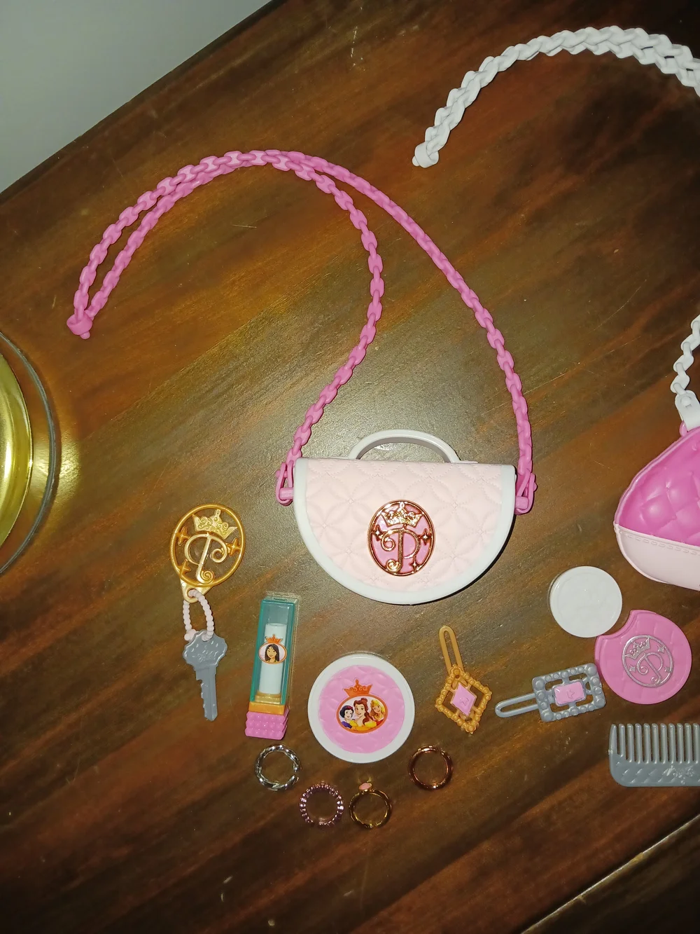 Lot Of 2 Disney Style Collection Mini Purses Disney Princess Dress Up
